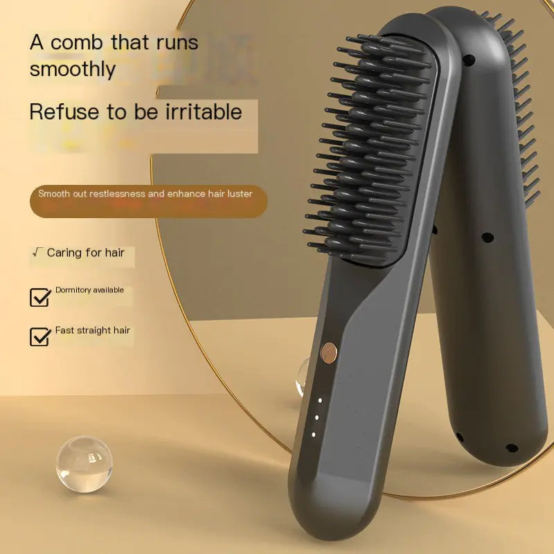 Stylo Brush™ – Peigne Lissant Chauffant Portable