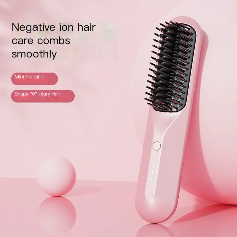 Stylo Brush™ – Peigne Lissant Chauffant Portable