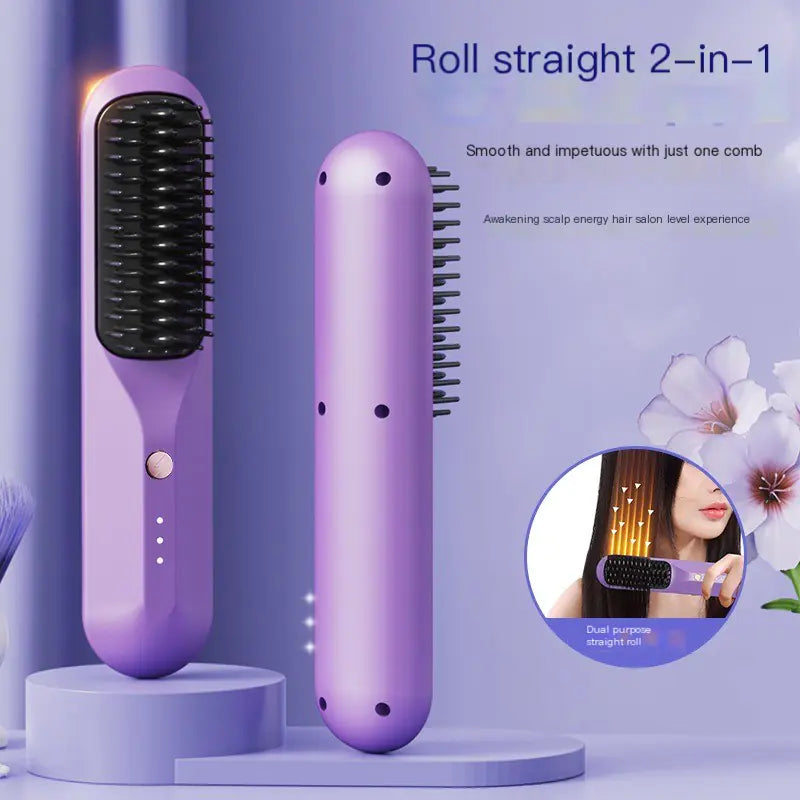 Stylo Brush™ – Peigne Lissant Chauffant Portable