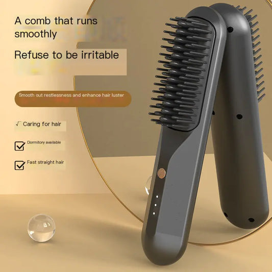 Stylo Brush™ – Peigne Lissant Chauffant Portable