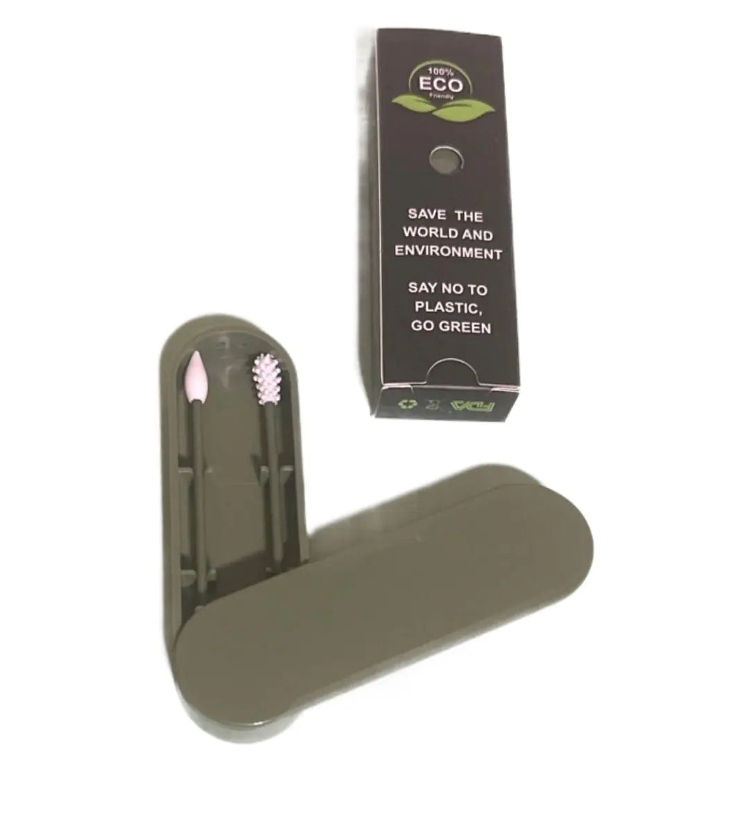 Coton-Tige en Silicone Réutilisable - Pack de 2